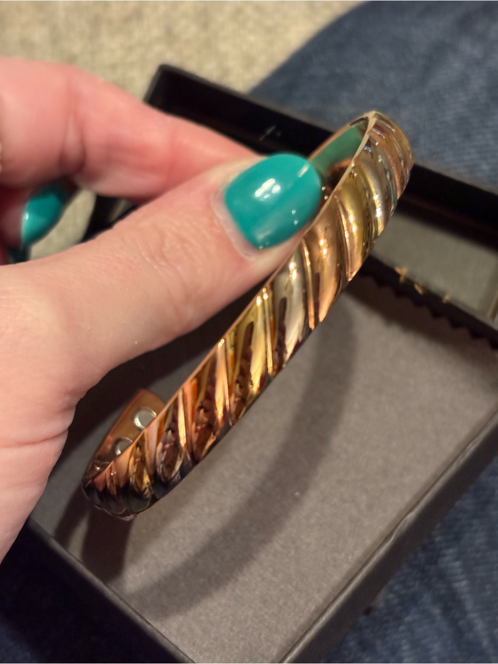 Cigmag- copper magnetic cuff bangle bracelet